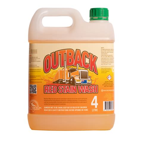 cleaning mud Australia|Outback Red Stain Wash .